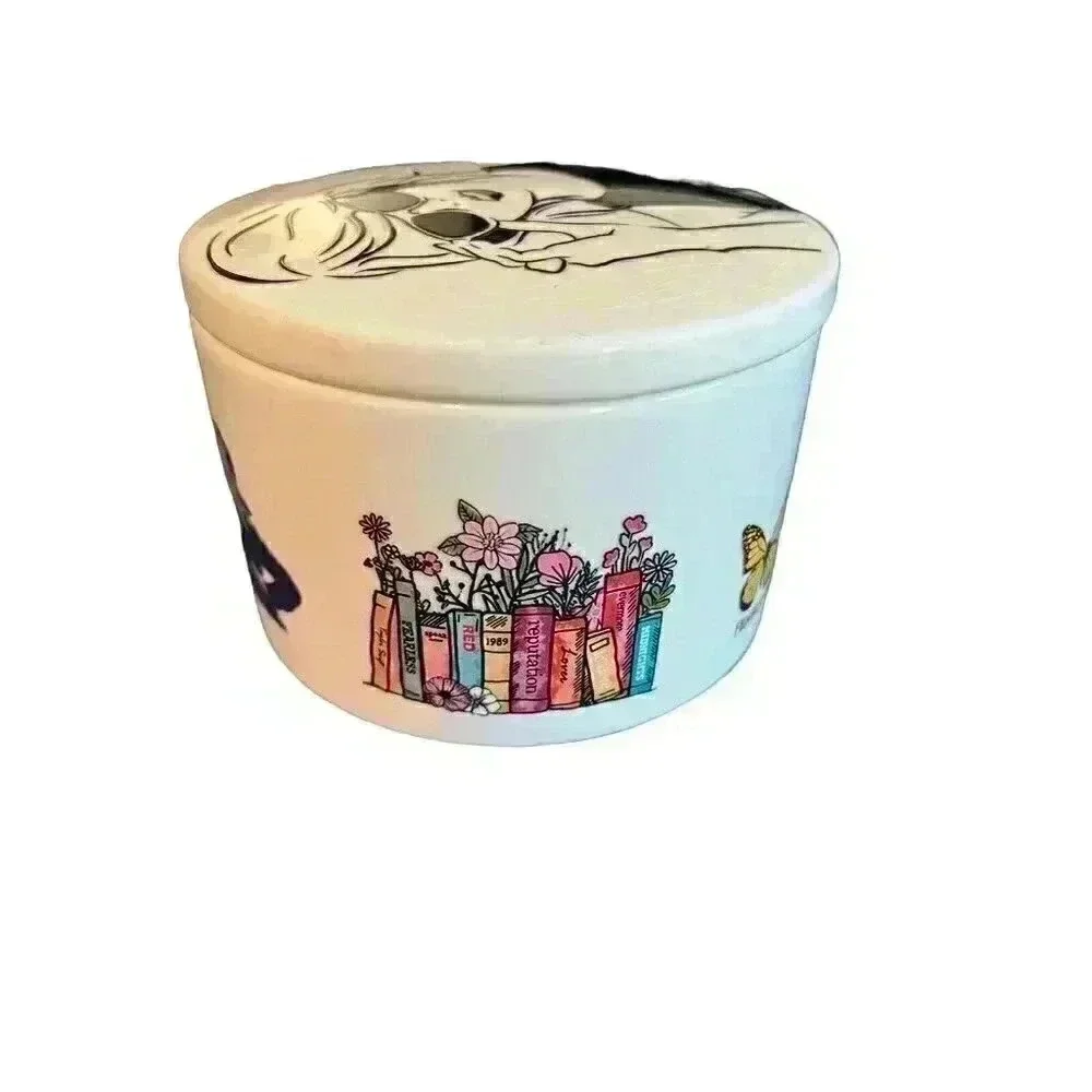 Homemade Taylor Swift Inspired Trinket Box Ceramic Glass with Lid The Eras Tour